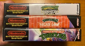TMNT Teenage Mutant Ninja Turtles 1 2 3 Nintendo NES Custom Cases *NO GAMES*