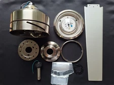 (2) Home Decorators Mercer 52 in Brushed Nickel 1002227827 replacement parts