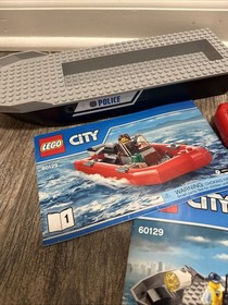 LEGO CITY: Police Patrol Boat (60129) Complete with Instructions 