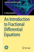 An Introduction To Fractional Differential Equations K. Balachandran Taschenbuch