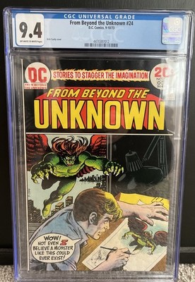 From Beyond The Unknown #24 Man Who Lived Forever Nick Cardy DC 1973 CGC 9.4