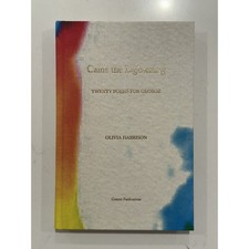 OLIVIA HARRISON SIGNED CAME THE LIGHTENING BOOK RARE GEORGE HARRISON POETRY #1