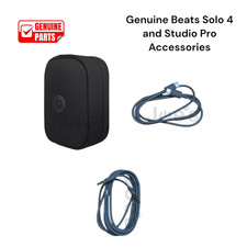 OEM Original Beats Studio Pro Solo 4 Zip Travel Case Audio Cable USB-C Charger