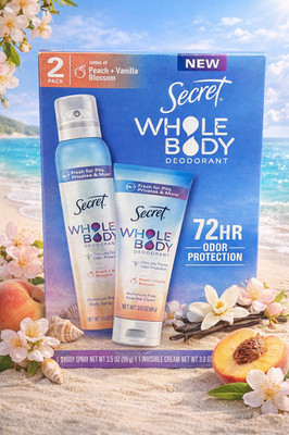 Secret Whole Body Deodorant 2 Pack