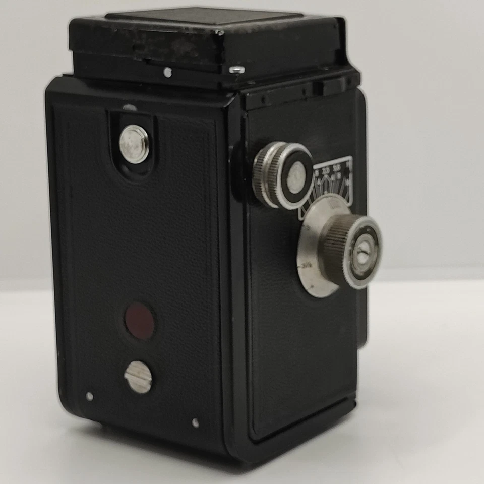 Vintage Ciro-Flex Twin Lens Reflex Camera w Wollensak 85mm f3.5 Lens Alphax USA - Изображение 3 из 4