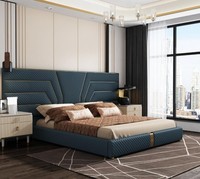 Luxus Schlafzimmer Bett Doppel Betten Design MöBel Bettrahmen Hotel
