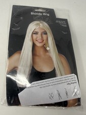 H217 Halloween Blonde Wig Costume - Ages 14 Costume/Accessory 20  Length -