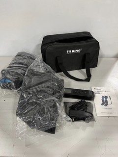 Masajeador de piernas de compresión de aire Fit King con calor USADO