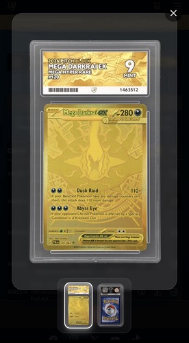 Mega Darkrai ex graded ACE 9 for sale on eBay