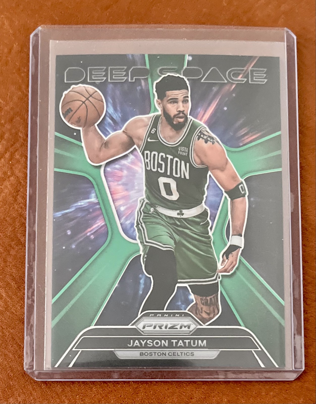 2023-24 Panini Prizm - Deep Space Jayson Tatum #10 Green Prizm