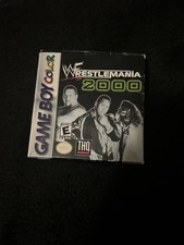 WWF Gameboy Color GBC Wrestlemania 2000  Complete W/ Box  And Manual CIB