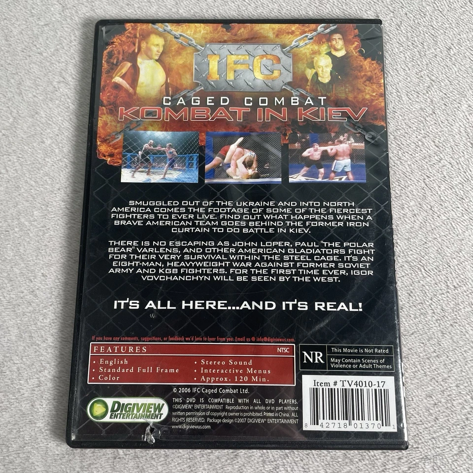 2006 Digiview Entertainment | IFC Caged Combat : Kombat in Kiev DVD - Image 2 of 4