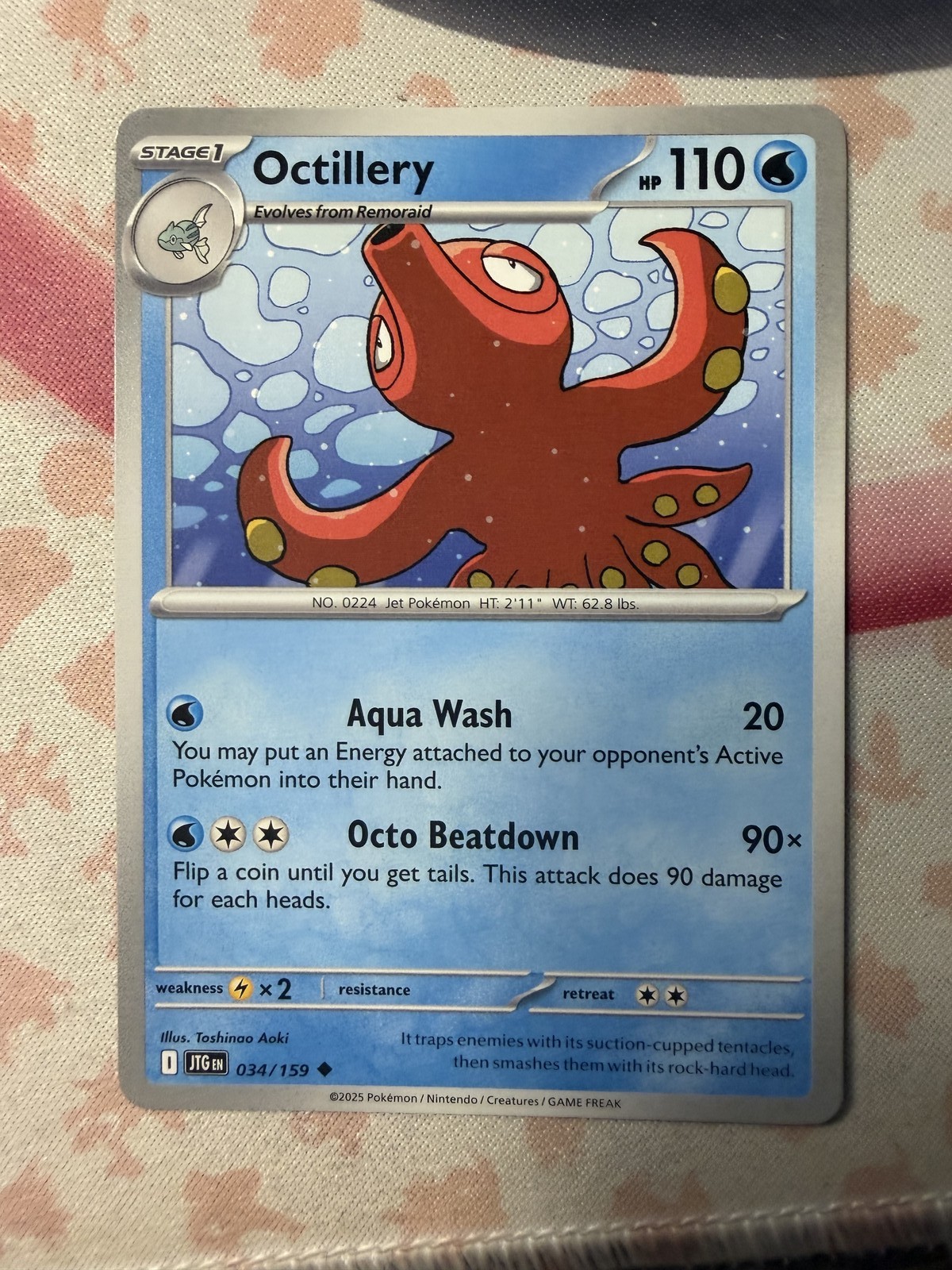 Octillery Uncommon SV09: Journey Together 034/159 NM English