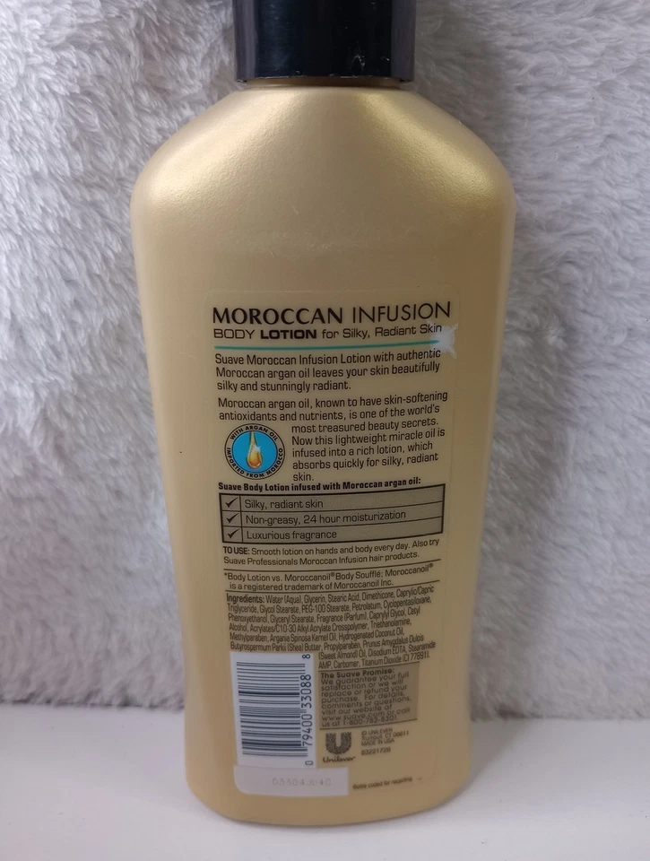 Suave Professionals Moroccan Infusion Body Lotion 10oz READ DESCRIPTION 75% Full - Image 2 of 2