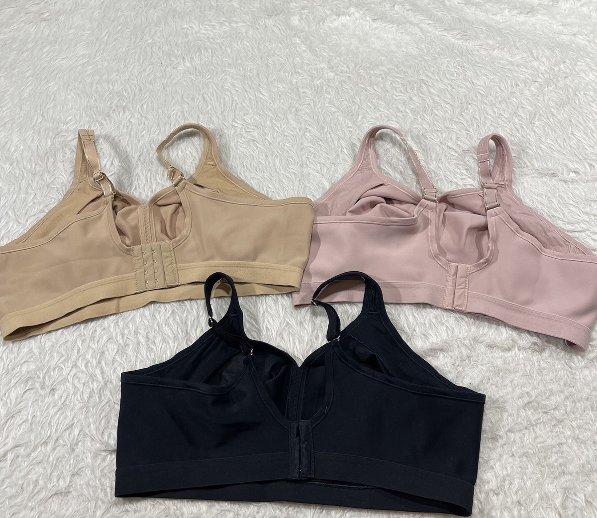 Lot Of 3 Soma Bras 44D Embraceable Full Coverage Wireless Unlined N6 View 6