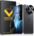 2 Pack for Oneplus 13R Screen Protector + 2 Pack Camera Lens Protector
