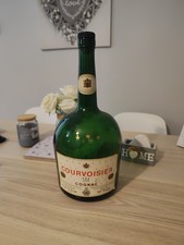 Alte Vintage COURVOISIER Luxe Cognac 3 Liter 15" seltene leere gro&szlig;e Flasche