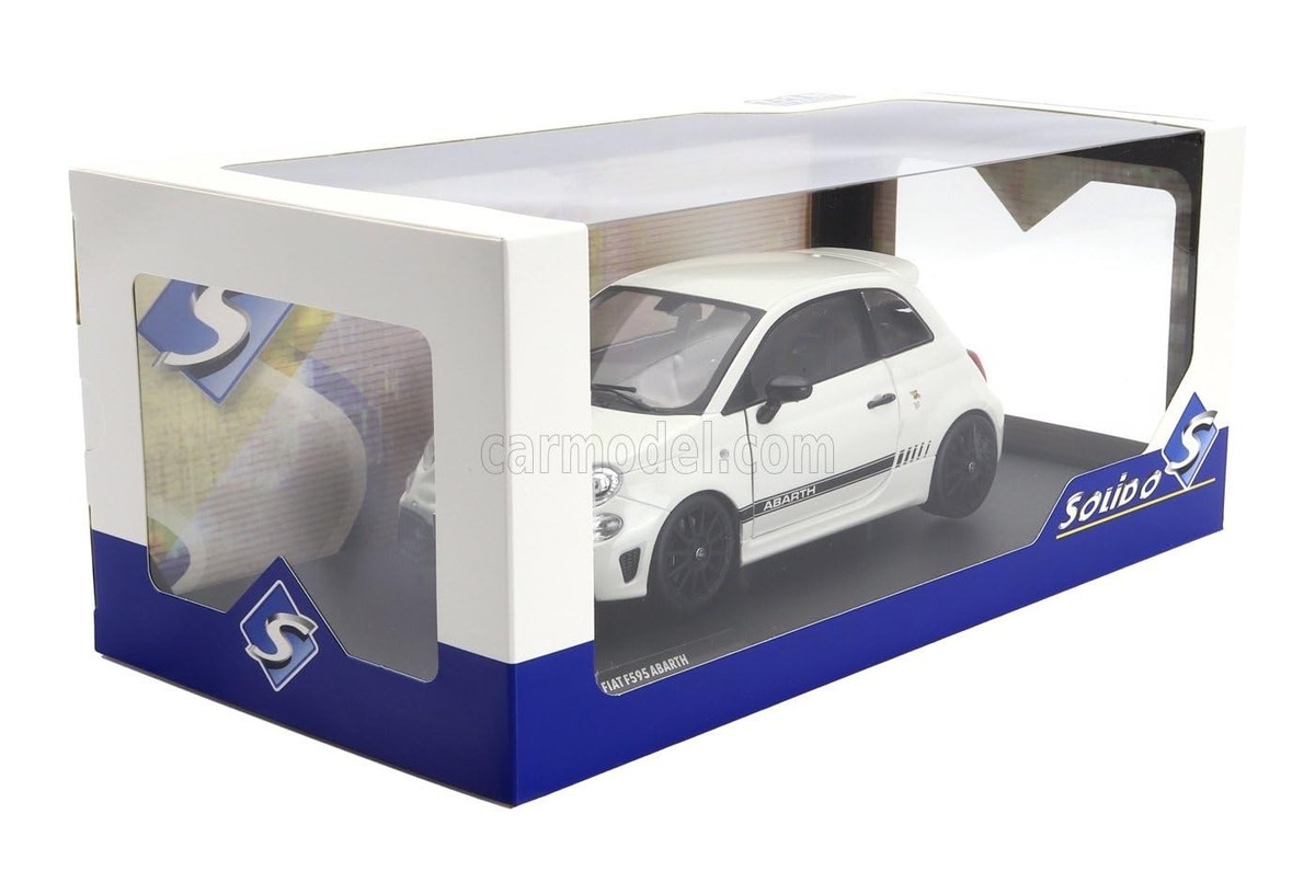 1/18 Scale Fiat 500 Abarth Diecast Model Car By Solido: 1/18 Scale