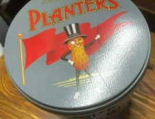 MR PEANUTS PLANTERS LIMITED EDITION SALTED PEANUTS COLLECTIBLE TIN CAN