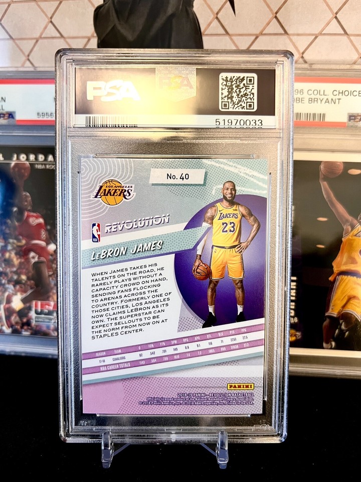 PRIX D'ENLÈVEMENT VIERGE Lebron James Bgs 10 Étiquette Noire 40 Sp 2018 - Foto 5