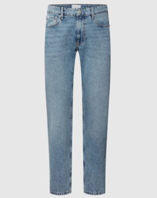 CALVIN KLEIN JEANS Herren Hose Jeans Authentic straight denim light blau L34 NEU