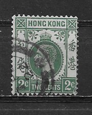 HONG KONG , GREAT BRITAIN , 1912/14 , # 110 , 2c STAMP , USED