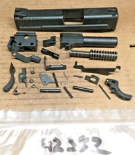 spingfield XD 45 acp Parts Lot - Upper Slide barrel And Parts rebuild / repair!