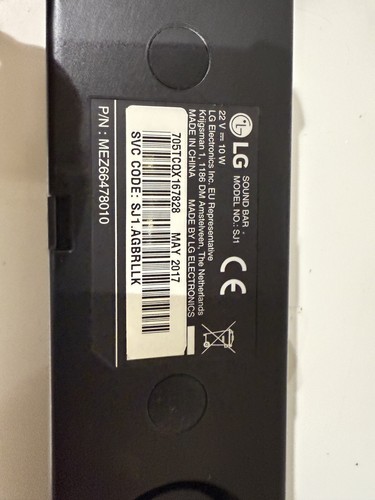 Altavoz inalámbrico barra de sonido LG SJ1 - Imagen 2 de 10