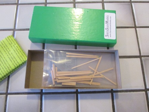 sierra scale models 20 foot log car wood/plastic kit HO scale