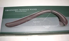 Handheld Massage Wand w/ Flex Head 2 Speed Pain Relief Lomi Portable Ergonomic 