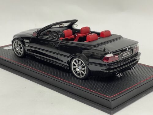 1/18 BMW M3 ( E 46 ) Convertible in Black 2004 Otto Mobile OT380 Leather AB015 - Picture 2 of 6