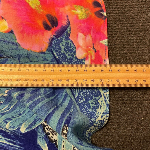 Rockmans Dress Multicolour Womens Size 10 Beaded Bright Floral Party Summer - Picture 11 of 11