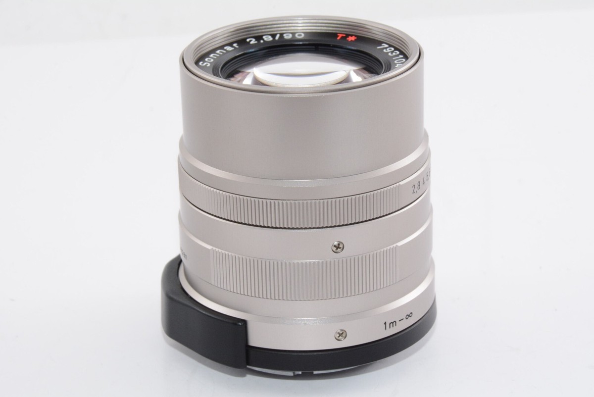 美品❁Contax Carl Zeiss Sonnar T* 90mm F2.8 N.MINT] Contax Carl Zeiss Sonnar T* 90mm F2.8 Lens For G