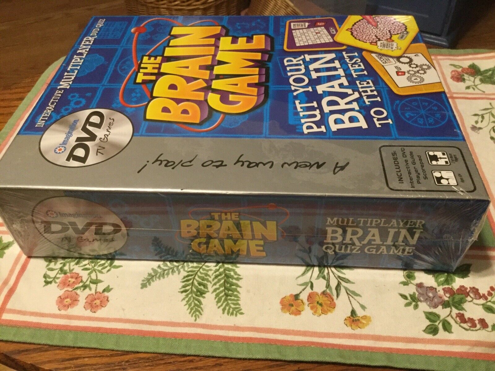 THE BRAIN GAME INTERACTIVE MULTIPLAYER DVD QUIZ TV GAMES NEW AGE 10+