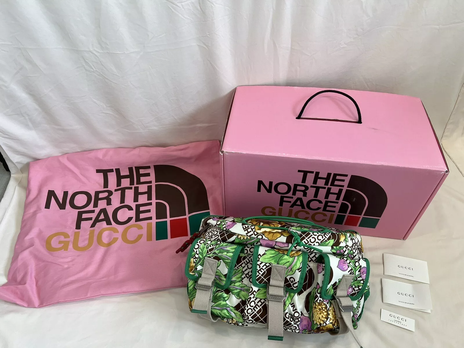 Grand sac ceinture florale Gucci X The North Face