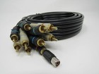 Standard Rca Component Video Audio Connector Cables Rca x5 Length 5.5 ft