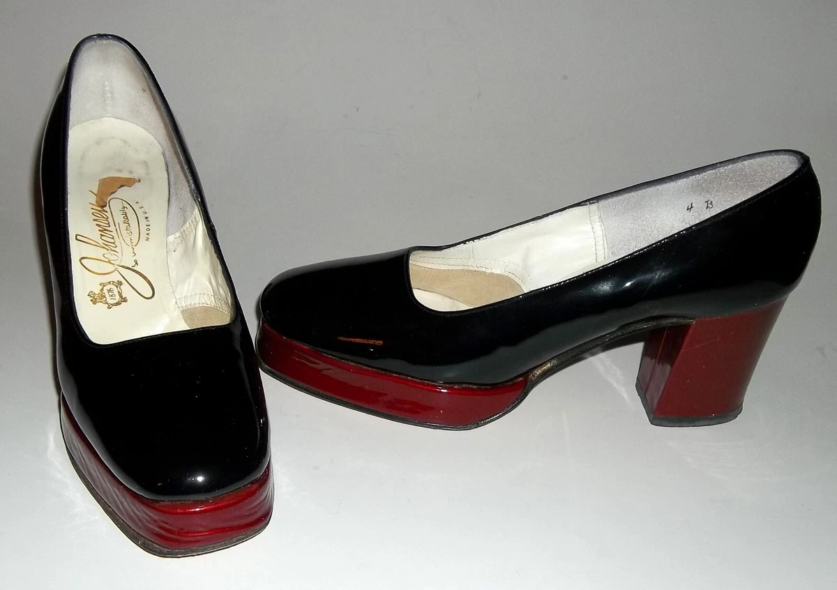 Patent Leather Heels 1970s Vintage Shoes for Women for sale | eBay