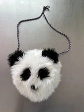 Crewcuts Purse Panda Fur White