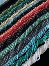 2mm multicolor smooth loose beads