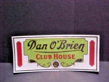 (25) Vintage Cigar Labels - Dan O'Brien Club House End Labels Dealer Lot