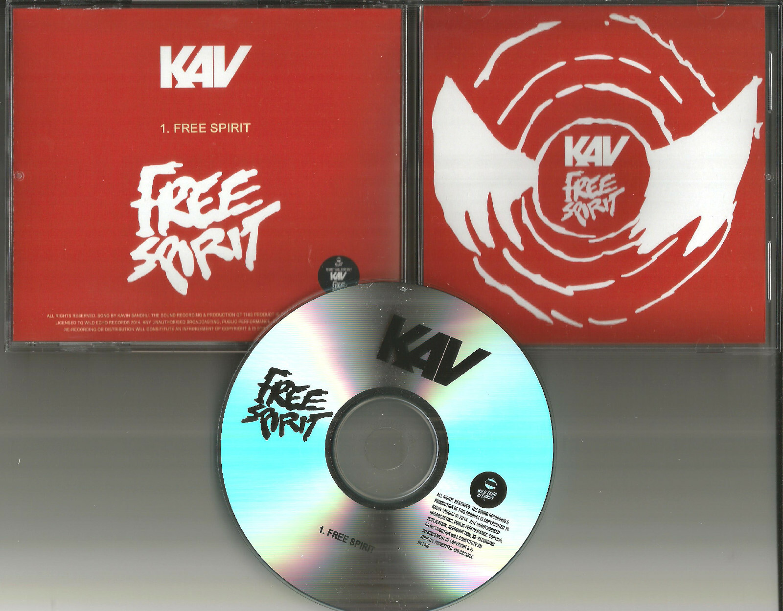 KAV Free Spirit RARE 2014 TST PRESS PROMO DJ CD Single MINT USA | eBay