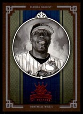 2005 Donruss Diamond Kings Red Framed Black & White Photo Dontrelle Willis #94