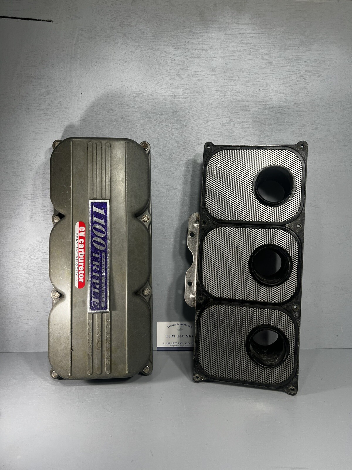 Kawasaki 1100 STX ZXi Jet Ski Airbox Cover & Flame Arrestor OEM Triple Carb