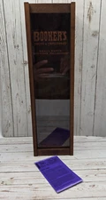 Booker's Bourbon Stained Wooden Box Bought Today 10-5-24 Batch #2024-03 Clean