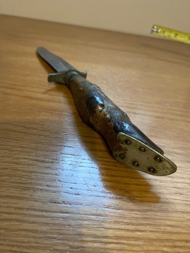 Antique Large Hunting Knife Likely German Austrian at-82 - Imagen 2 de 8