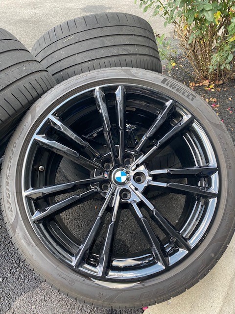 Genuine BMW 20” Black Wheels Rims /Tires F90 M5 706M M8 FACTORY