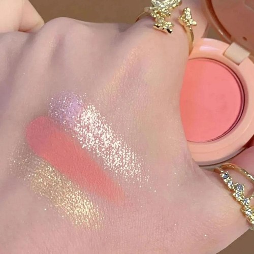 Palette 3 in 1 Evidenziatore Polvere Blush Opaco Ombretto Mak Viso GXJ C7N7 HOT - Foto 8 di 18