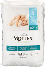 MOLTEX PANNOLINI  ECO PANTS TG. 5 9/14 KG  DA 20 PEZZI