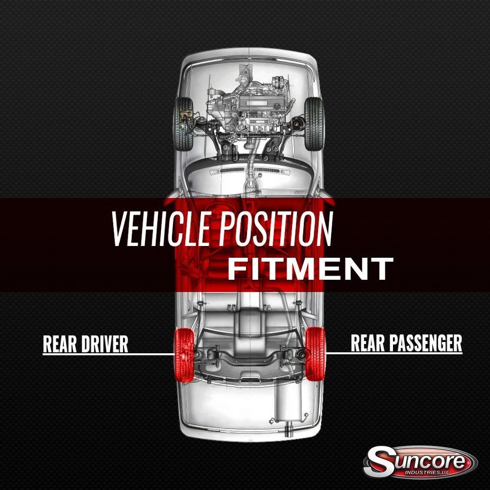 1997-04 Oldsmobile Silhouette FWD Rear Air Suspension to Gas Shocks Conversion Foto 2 de 4