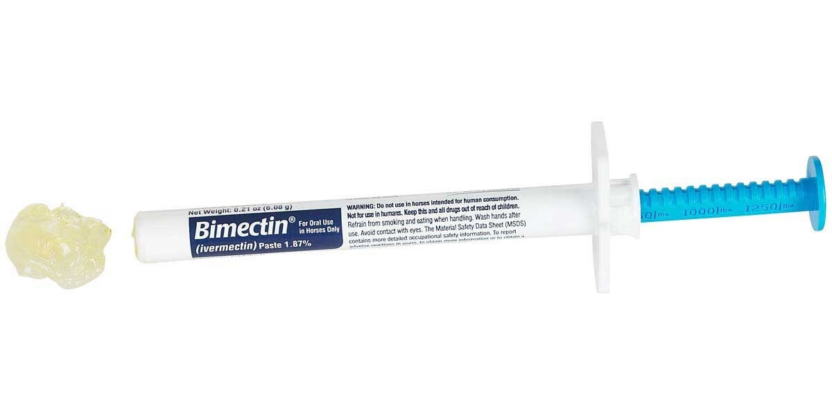 Bimectin+Ivermectin+1.8725+Single+Dose+Paste+Wormer+With+Apple+Flavor